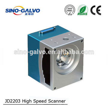 2014 novo produto JD2203 alta precese galvo scanner de fibra de Laser de Metal Máquina de Marcação / 20 w laser